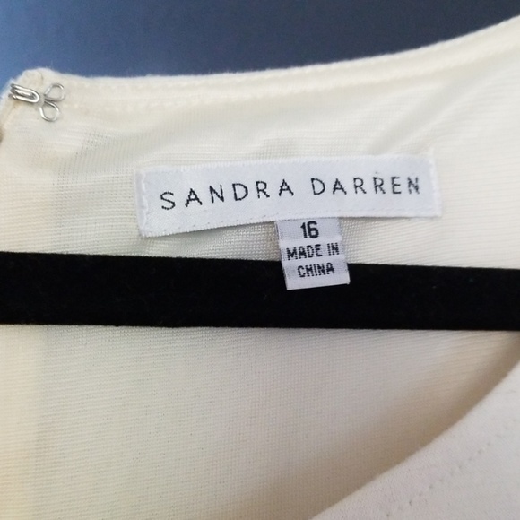 True Cream Colored Trumpet Dress - Picture 8 of 8